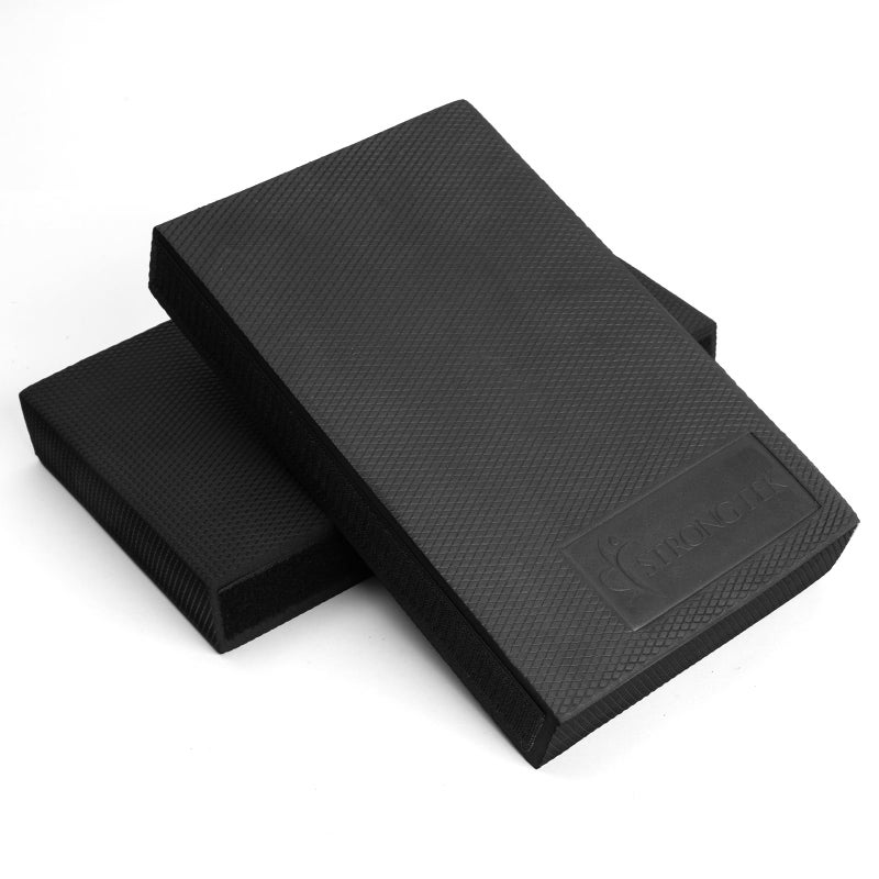 StrongTek 2-in-1 Non-Slip Balance Pad - High-Density Foam Cushion, Supportive Exercise Mat & Knee Pad for Core Training, Yoga, Pilates, Physical Therapy, Stability Training, Stretching, and Rehab - Image 1